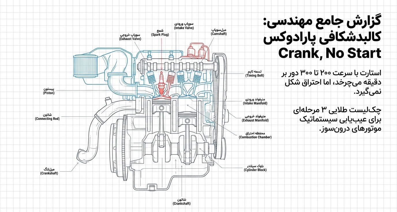 ماشین استارت می‌خورد اما روشن نمی‌شود! چک‌لیست طلایی ۳ مرحله‌ای