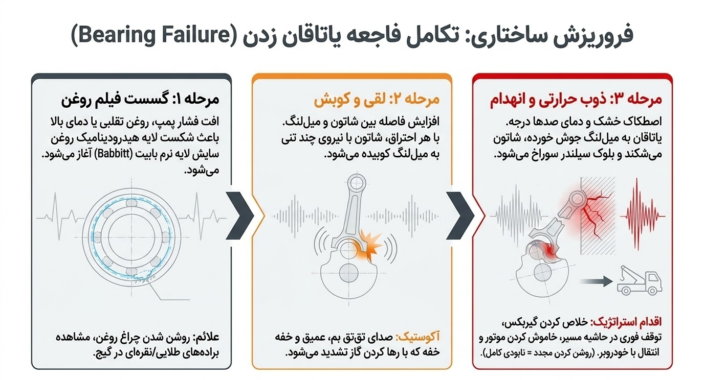 فاجعه یاتاقان زدن و شاتون زدن موتور